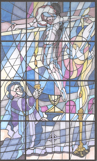 St. Thomas Aquinas window design