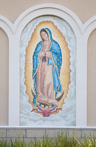 Guadalupe Mosaic closeup